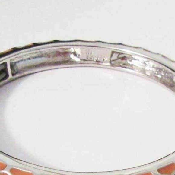 Lia Sophia Honey Lust Bracelet Burnt Orange Stretch Bangle 7" NWT Perfect M552 - Picture 2 of 6